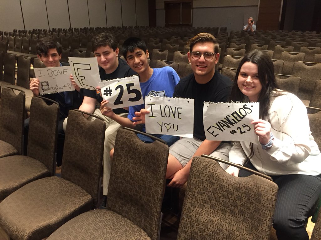KMHS_AQB's tweet photo. Congratulations to senior Evan Katsounis, who earned an All Star Trophy for being the 25th highest individual scorer at the 2018 #HSNCT! https://t.co/z27gk616ws