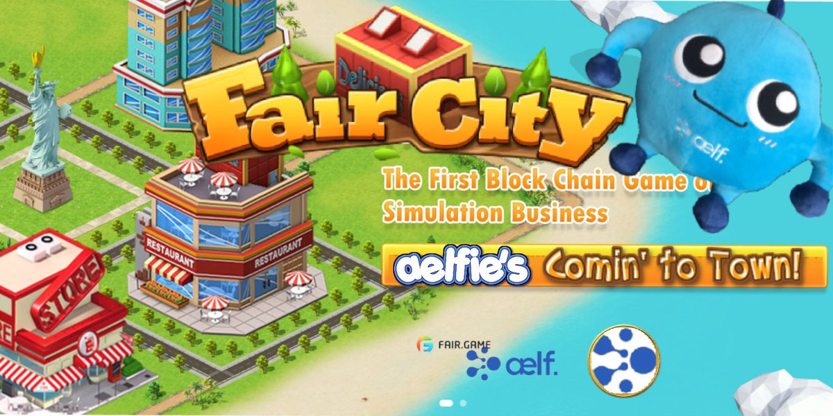 ELF is now accepted in Fair City Take a chance to win 100x ELFs. Play Smart This Game is Ethereum Fair. <a href="/FairGameOnline/">Fair Game</a> You know. Lolz 
<a href="/aelfblockchain/">aelf</a>  Super Phone Fun! Cute Little Game Big Payout... Jus Sayin @Cryptoandgamers #aelfiego