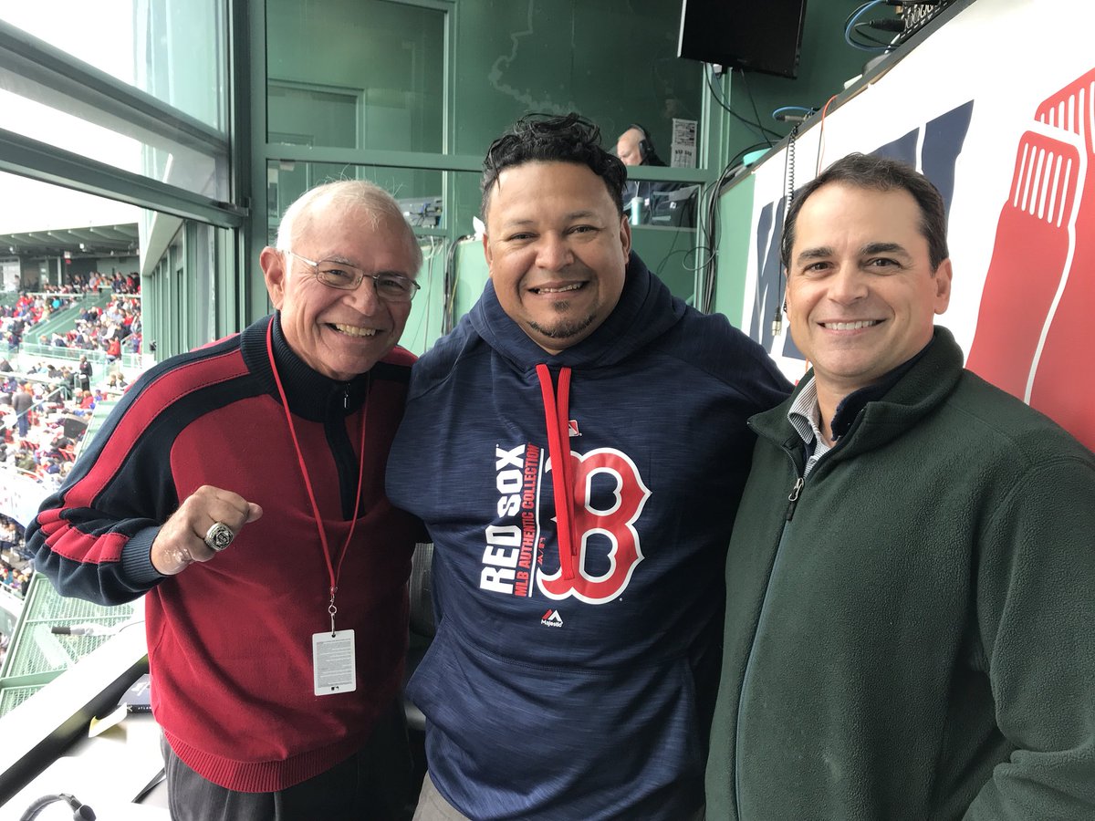 Tim Neverett On Twitter With Former Redsox Pitcher El Guapo Rich Garces With Joe Me In The Weei Soxbooth Today Fenwaypark