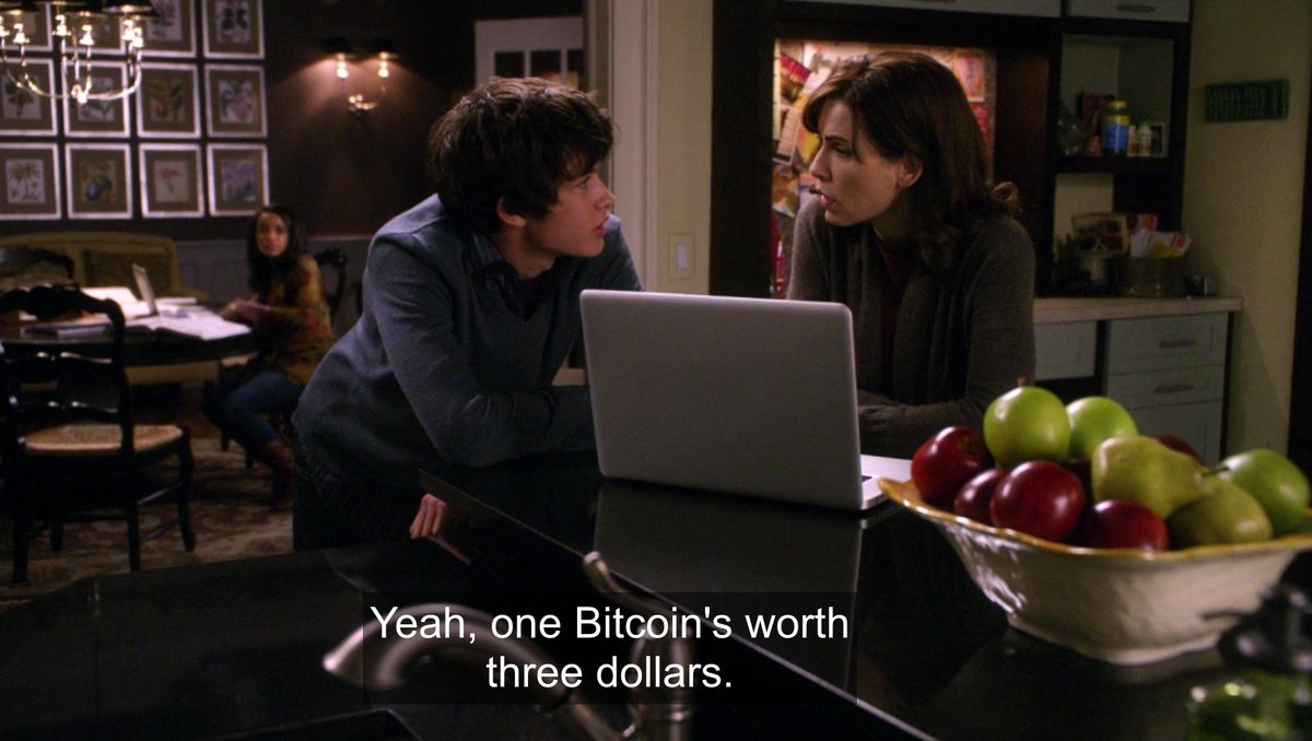 Nikstrade's tweet photo. 2012 #TheGoodwife season 3 episode 13 #Bitcoinfordummies,
😂👍, https://t.co/j466bzdnkj
