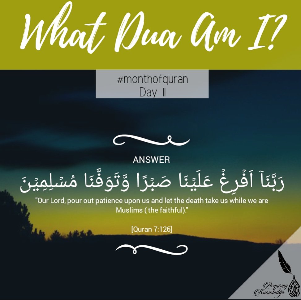 acqknowledge's tweet image. Ramadan quiz - day 11 answer
#monthofquran #ramadan #ramadanquiz #islam #duas