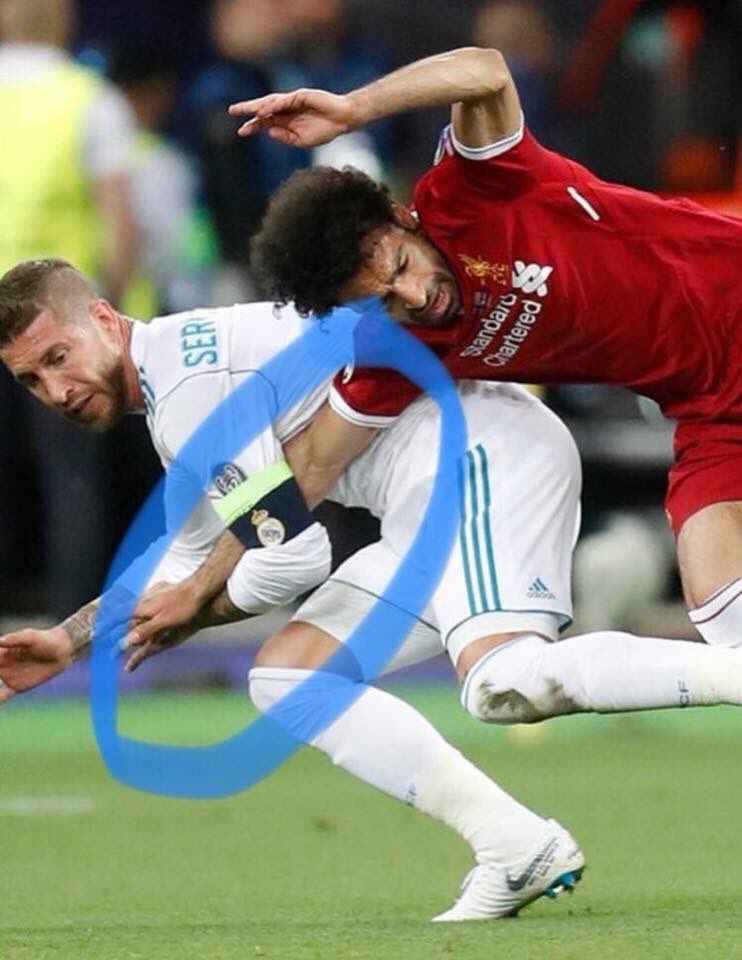 kit4bart's tweet image. This is the fucking scum Ramos is he knew what he was doing that is to take salah out 
Look at the fucking picture and tell me I am wrong

Maybe for Madrid fans you are a hero, but to majority of football lovers around the world you are a cancer to this beautiful game!
