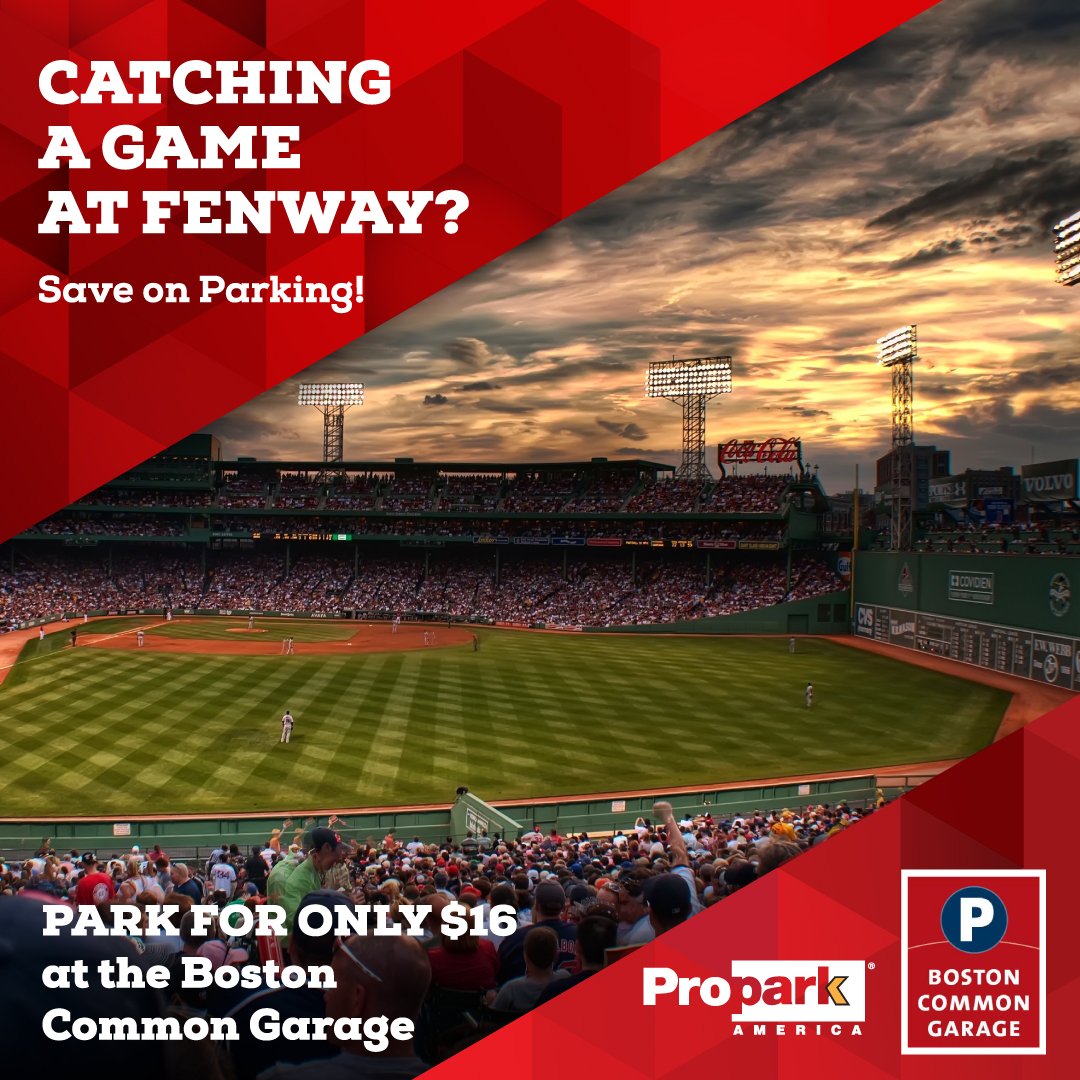 Boston Common Garage On Twitter Catch A Game And Save On Parking