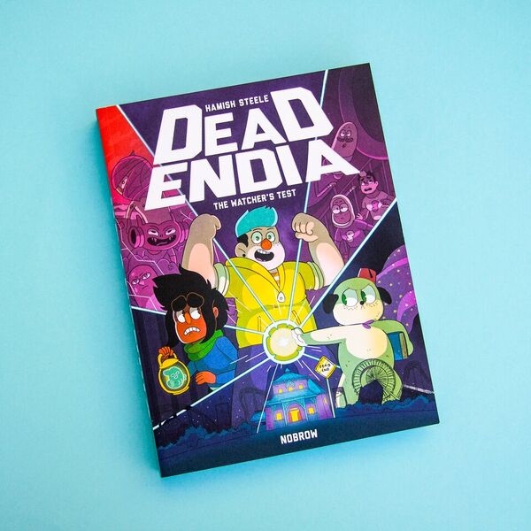 hamishsteele's tweet image. 👻 DEADENDIA: THE WATCHER&apos;S TEST 👻 is my new book! 

It&apos;s a spooky, epic, funny, sad, QUEER all-ages adventure set in a haunted amusement park!

AMAZON UK: amzn.eu/hRNIBpL
AMAZON US: a.co/1auLVQV
NOBROW: nobrow.net/shop/deadendia/

And all good book stores!
