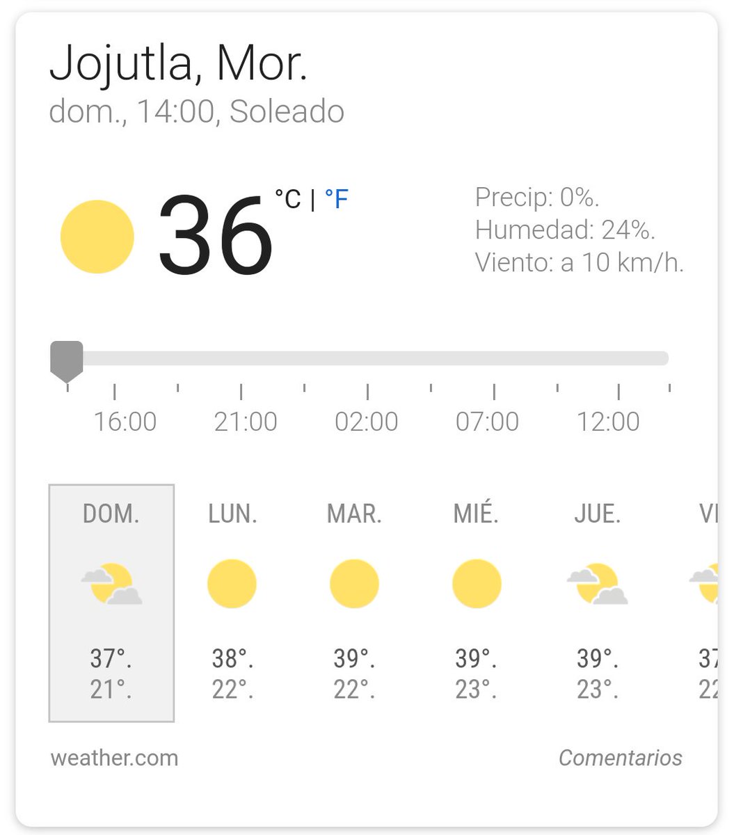 jojutla's tweet photo. 36° C ahora en #Jojutla, si va a salir por las tortillas, llévese sombrero, gorra o sombrilla https://t.co/QOxtKpldLi