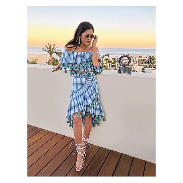 🍍🍓🍋🍉✨ <a href="/blankitinerary/">Paola Alberdi</a> in the Mikell Top + Rosero Skirt #MISAworld #Summer18 #Mexico online now ift.tt/2GWraRT