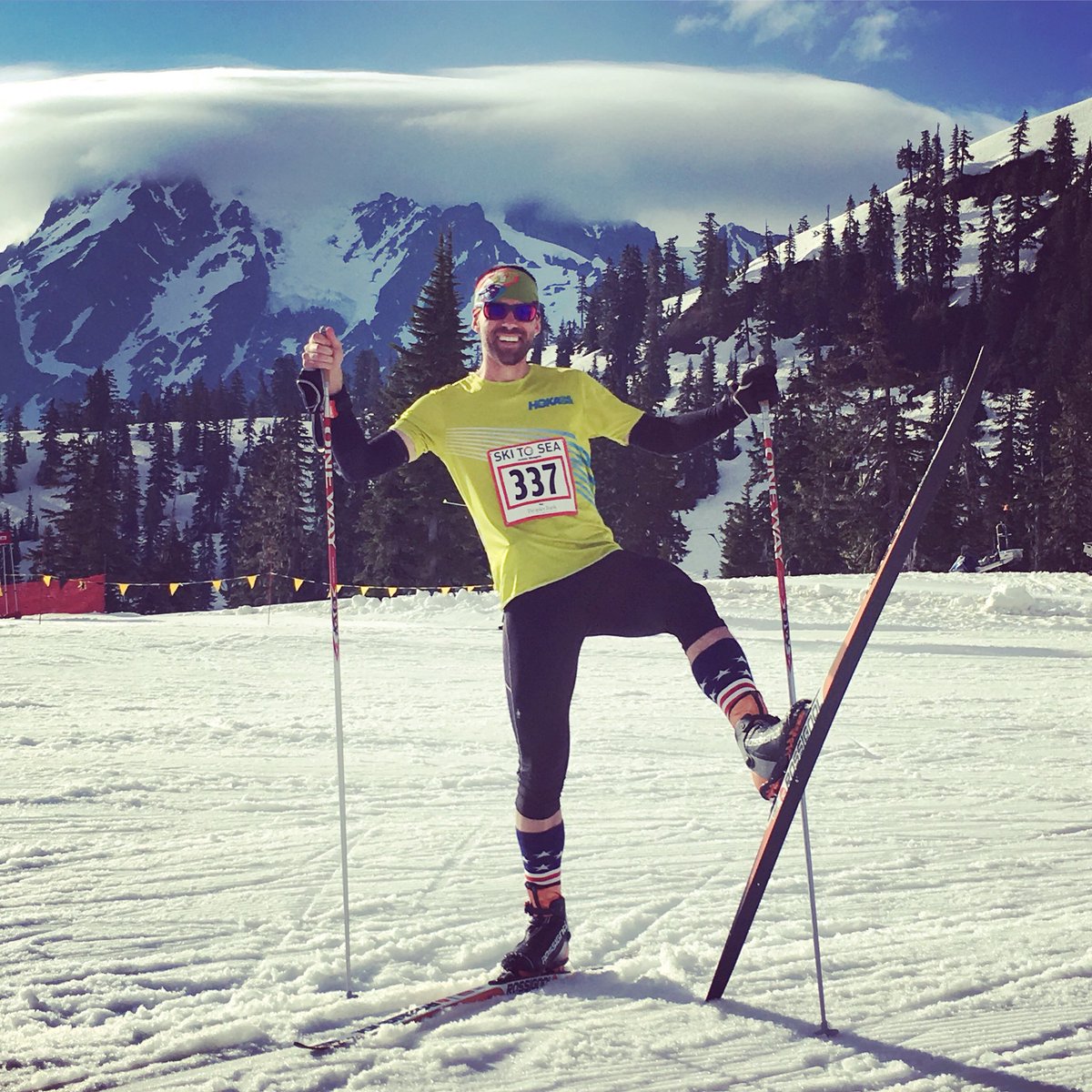 jeremywolfRun's tweet photo. Ski to Sea Race day. 4 mile Skate ski first, then 8 mile down hill run for me. Now off to catch the rest of the team down by the sea. https://t.co/TDnbT3lHu0