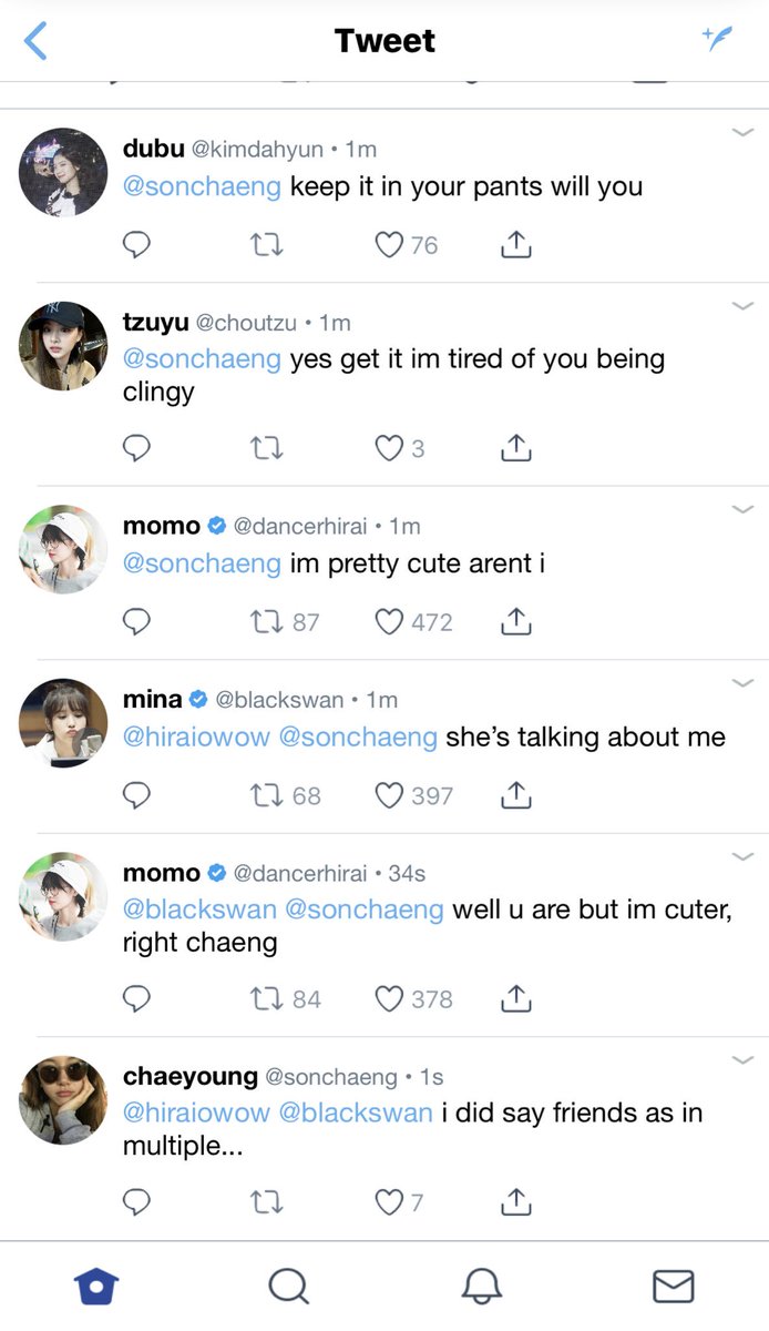 “But thank you for offering.”“Can I invite Mina and Momo too for tonight?”“Of course,”