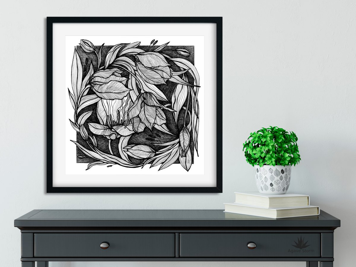 _Agave_Storm's tweet photo. Graphic Tulips
Graphic stylized tulips in square format.
#graphics #blackandwhite #tulips #stylizedflowers #floralcomposition #flowers #leaves #square #Toronto #AnnaKhokhlova #AgaveStorm https://t.co/yuNHh1tPdi