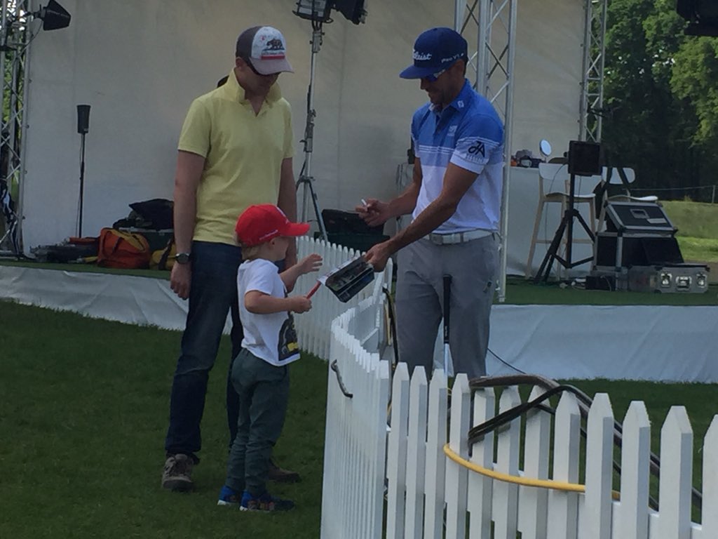 litlisac's tweet photo. Thank you @RCabreraBello for making my four year old sons day yesterday with a ball and an autograph! #nextgeneration. And well done on an excellent #BMWPGA https://t.co/ucnGrAkuSV