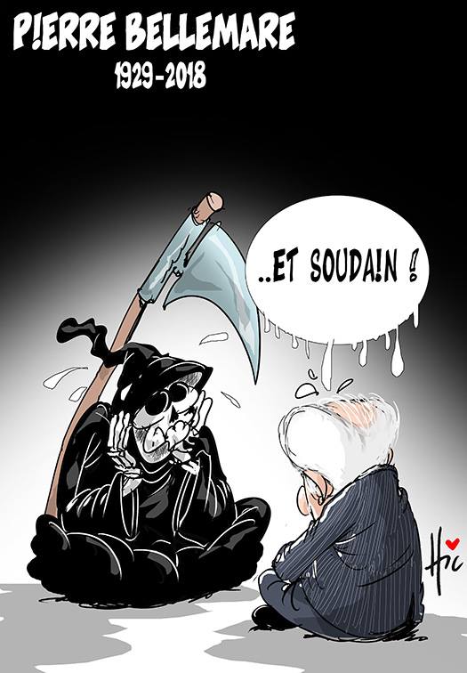 Pierre Bellemare [ 1929 - 2018 ]. Par Le Hic.