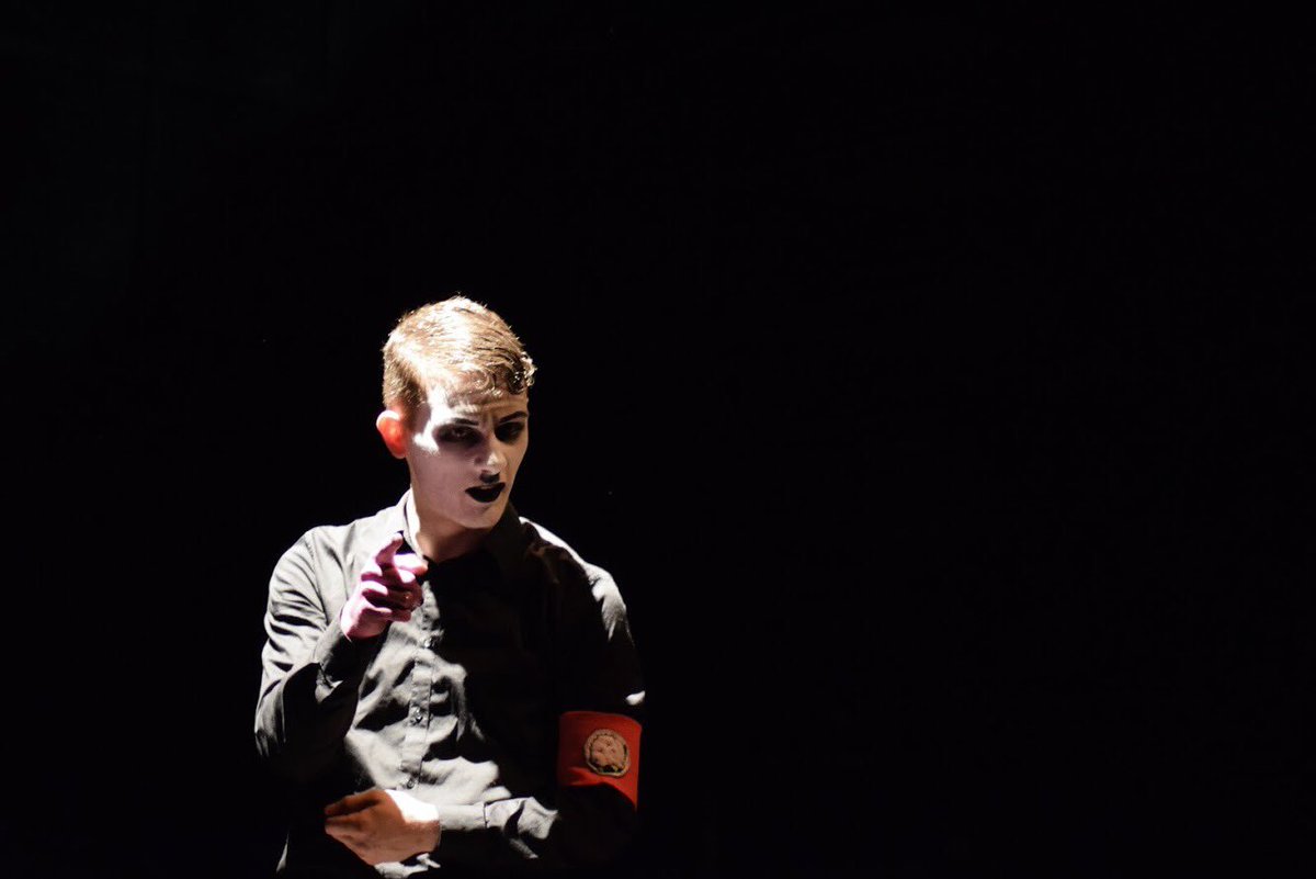 NCLActingDept's tweet image. Here are some photos from @nuancemble performance of The Resistible Rise Arturo Ui. Thank you to all who came and supported the ensemble! Photo credit - David Connelly