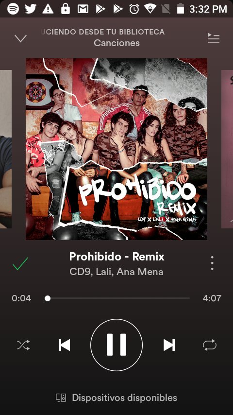 lorena_janai's tweet photo. @CD9 @SpotifyMexico Los veo en un ratitoooo https://t.co/uJsGnd67dU