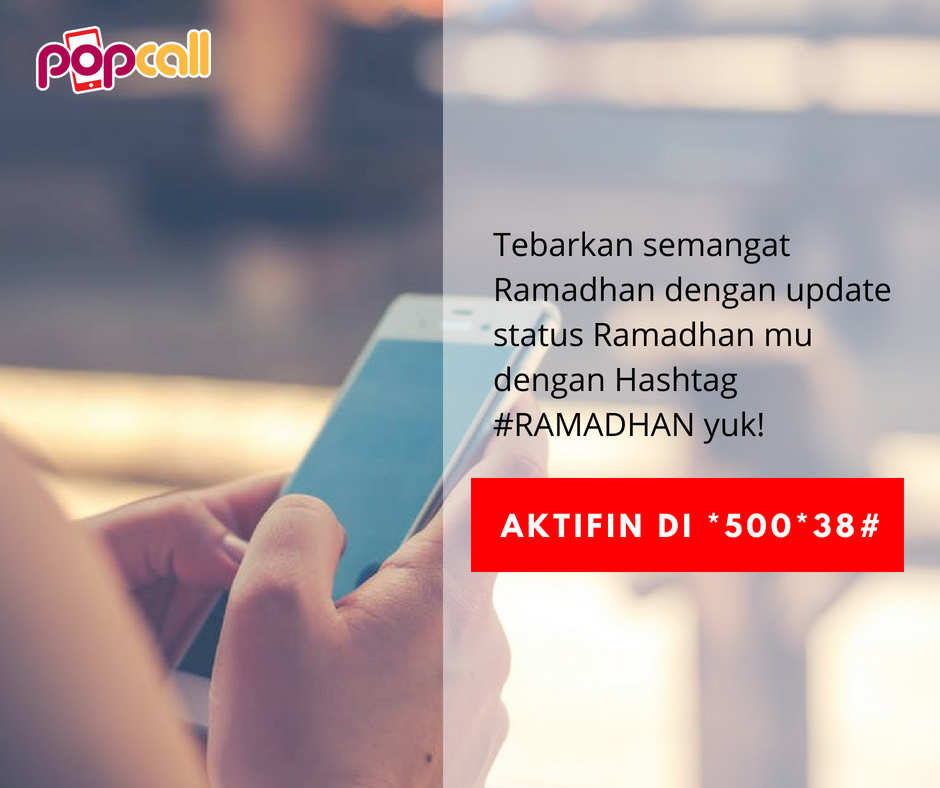 PopCallTsel's tweet photo. Hi PopCallers! Udah pada nunggu pengumuman pemenang Pulsa Mingguan ya? Sabar dulu yaaaaaa, akan di umumkan secepatnya minggu ini :D

Jangan lupa yuk update status Ramadhan mu sebanyak-banyaknya, ajak juga orang-orang terdekatmu untuk pakai PopCall dan tebarkan semangat #Ramadhan https://t.co/8IyIxAIglo