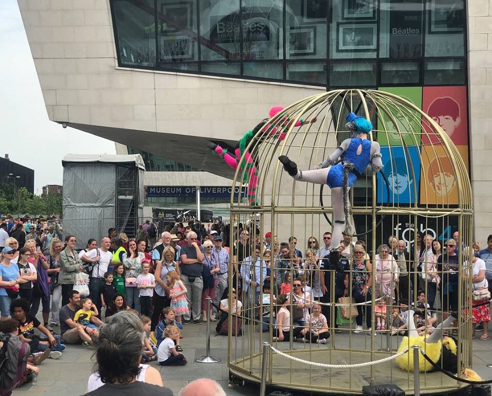 katyannebellis's tweet image. We've had a ball this weekend @tallshipsregatta performing the world premiere of Two Cats and a Canary. Come and see us in action this bank holiday Monday 11:30am, 1:30pm &amp;amp; 4pm @ pier head. @CultureLPool @katyannebellis #circus #bordeauxwinefestival #femalecomedy #cartoon