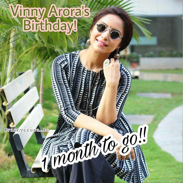 Yes!! Exactly 1 month to go from today! Can't wait for our @VinnyArora2's birthday 💞💞 June 28th, come soon!! 💃

@VinnyArora2
#vinnyaroradhoopar #birthdaygirl #1monthtogo