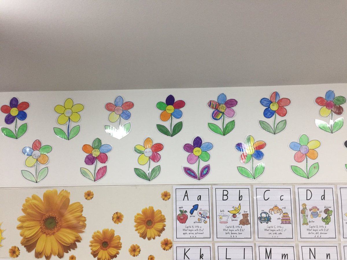 The Garden of Good Manners. Manners are super important within my kinder class, so here is a great activity where students can write a good manner they wish to work on and look up at it everyday to make sure they keep on track. #acuedu_p
