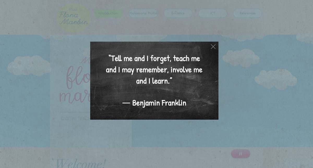 I really enjoyed showcasing my educational profile creatively in the form of a website! An exciting way to end the semester. #acuedu_p