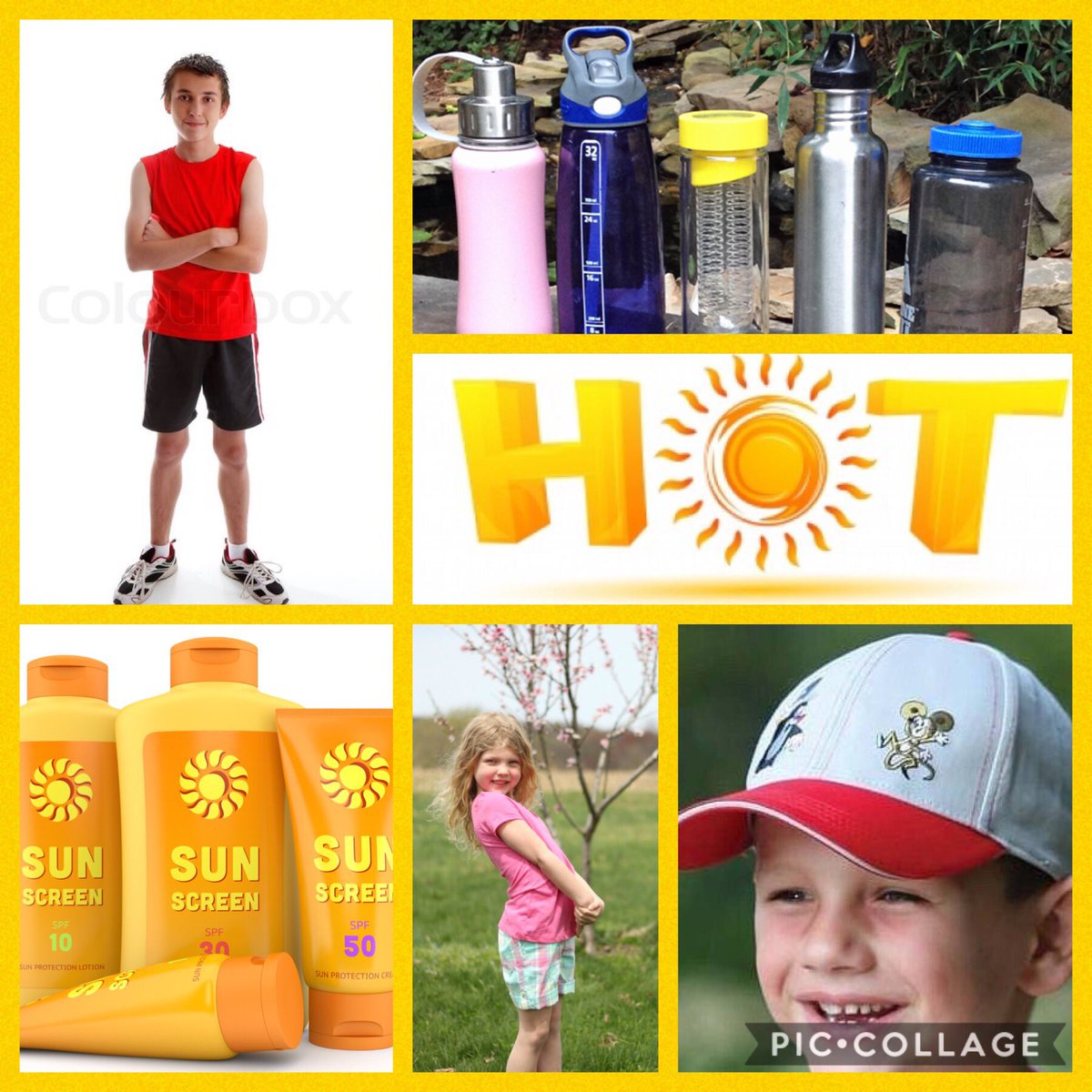 IsabelSauve's tweet photo. @StBernardDPCDSB 🗣Monday’s forecast is calling for 🌡temperatures in the 30’s, not including humidex. Plan to stay safe in the sun!🌞#SunSafety #StaySunSmart https://t.co/iTcITXN1Il