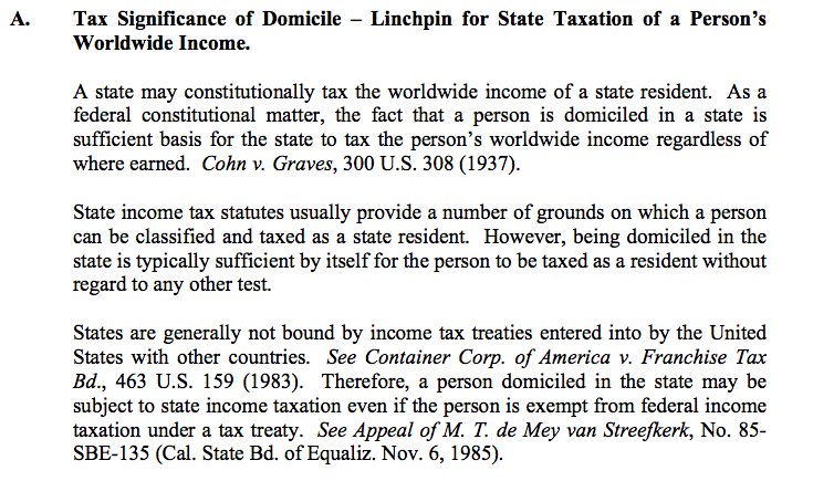 About #domicile

2. Tax consequences of #domicile