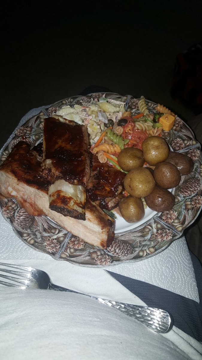 BBQ day one.Ribs and many accessories