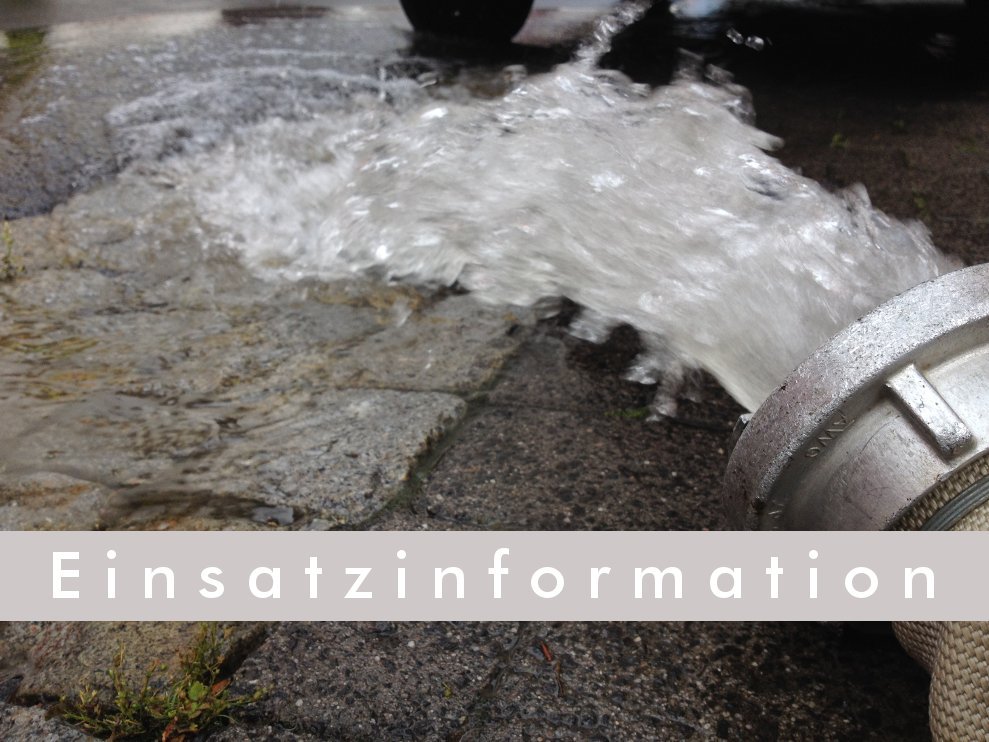 Aktuell sind unser Einsatzkräfte aus Bettenhausen und der Kernstadt aufgrund der Unwetterlage im Stadtgebiet im Einsatz.