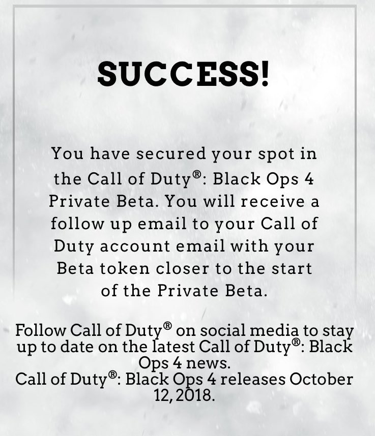 LordLuu's tweet photo. I’m giving away 50 FREE BO4 beta codes!

To enter:
- Like
- RT
- Follow

Winners will be messaged with their codes by Monday night! https://t.co/XnDykvSjE5