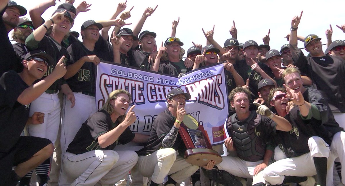 Hey <a href="/vista_baseball/">Vista Baseball</a>!  We have full coverage and highlights of your baseball state championship TONIGHT at 10:00am on #XSR. 

Tune-in to CET - Comcast Ch. 900 to relive the title game! #copreps 
<a href="/mountainvistahs/">Mountain Vista H.S.</a>
