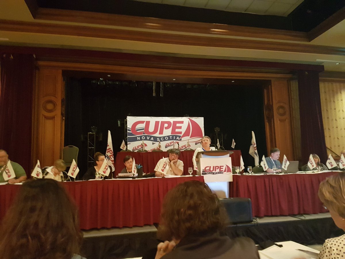 donnalynnmcc's tweet photo. #CUPE2018 is getting underway https://t.co/OjNzJsC2x0