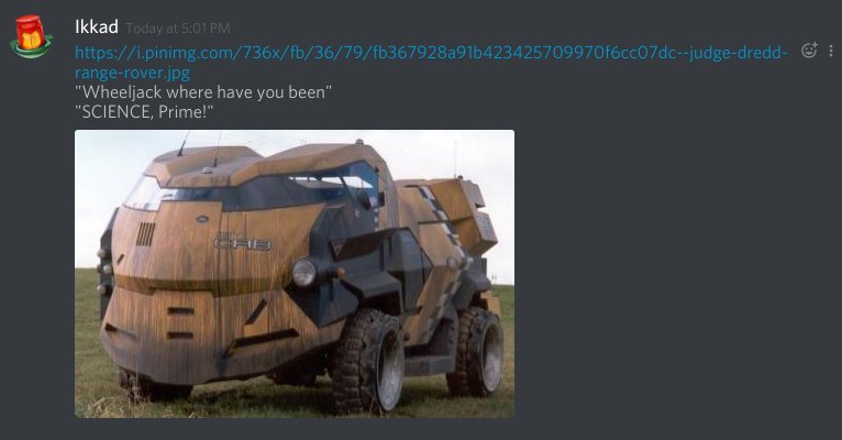 CopperBezel's tweet image. This Discord message in a Transformers discussion about possible alt modes for Wheeljack needed a retweet.