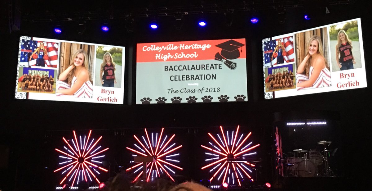 CoachGerlich's tweet photo. Let the graduation week festivities begin... #Baccalaureate #CHHS2018 https://t.co/fr9xUGPPfn