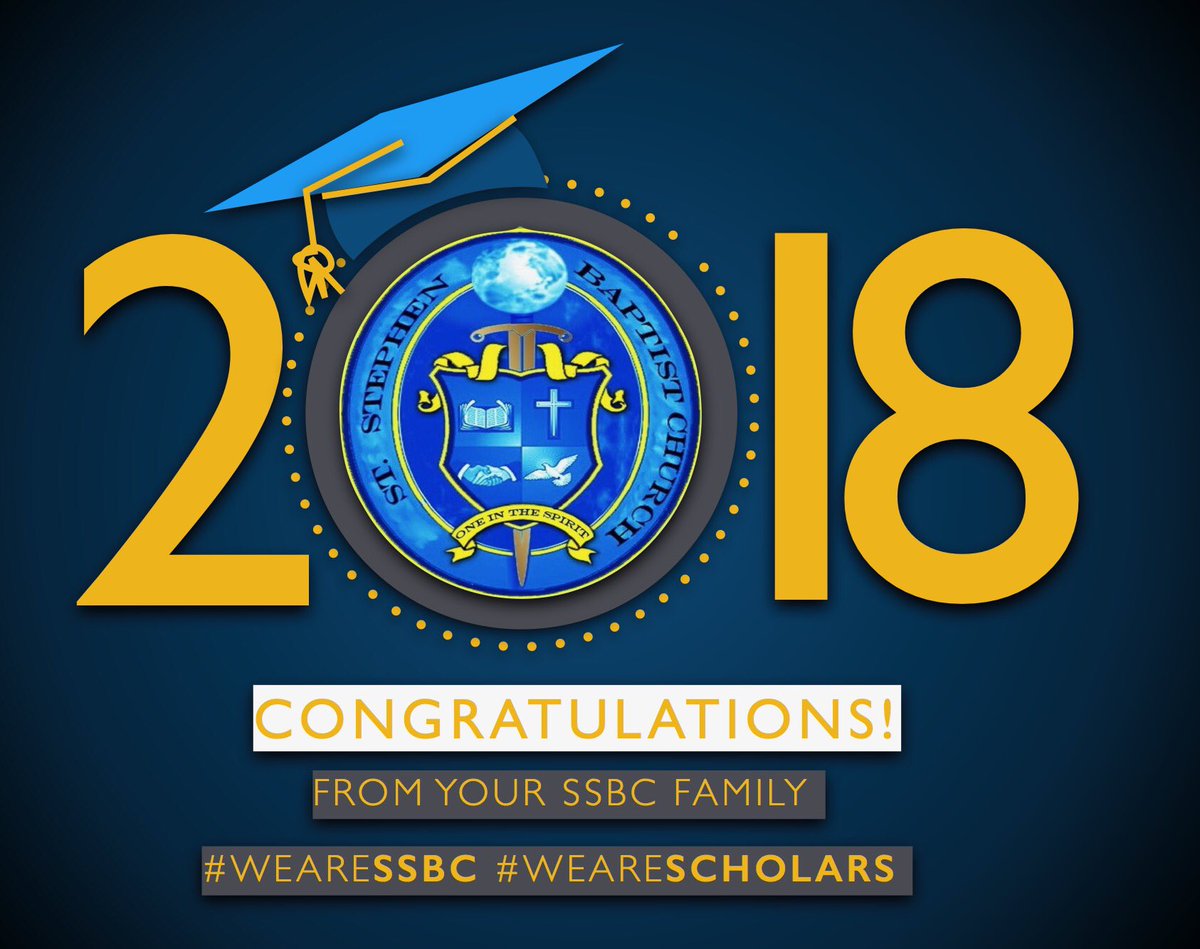 ssbc5757's tweet photo. G R A D S ! 

Congratulations to the class of 2018. Your SSBC family is proud your accomplishments! Continue to make God proud. Tag a graduate below 👇🏽👇🏾👇🏻 https://t.co/AqLw6BsKHj