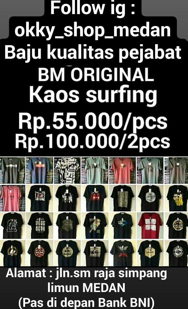 Medan sekitar langsung merapat
Open lapak 15:00wib-Tutup 23:00Wib