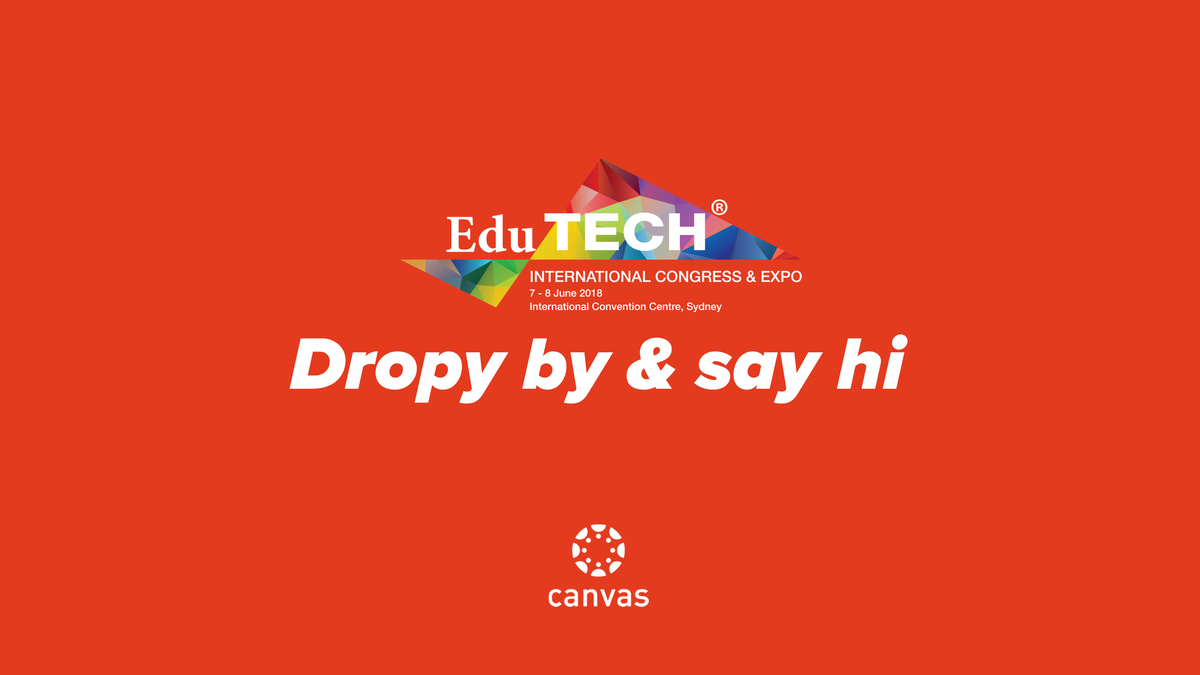 Canvas_by_Inst's tweet photo. Attention, Australian educators: Canvas is coming to #EduTECHAU. Find us at booth 1005 for great swag and the chance to win a LEGO Millennium Falcon. See you in 10 days! #EduTECH_AU @EduTECH_AU https://t.co/d1V1E0Zsqi