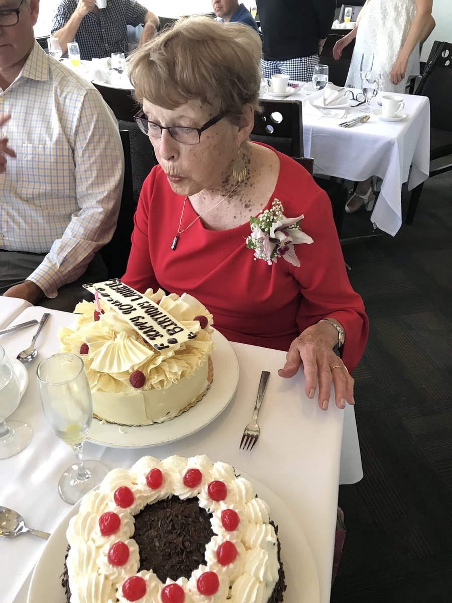 NiceEveryone's tweet image. And your cakes are delicious too! Thanks again @LaRondeDining @ChateauLacombe #90yearsyoung #yegdt #yegbrunch #yegservice