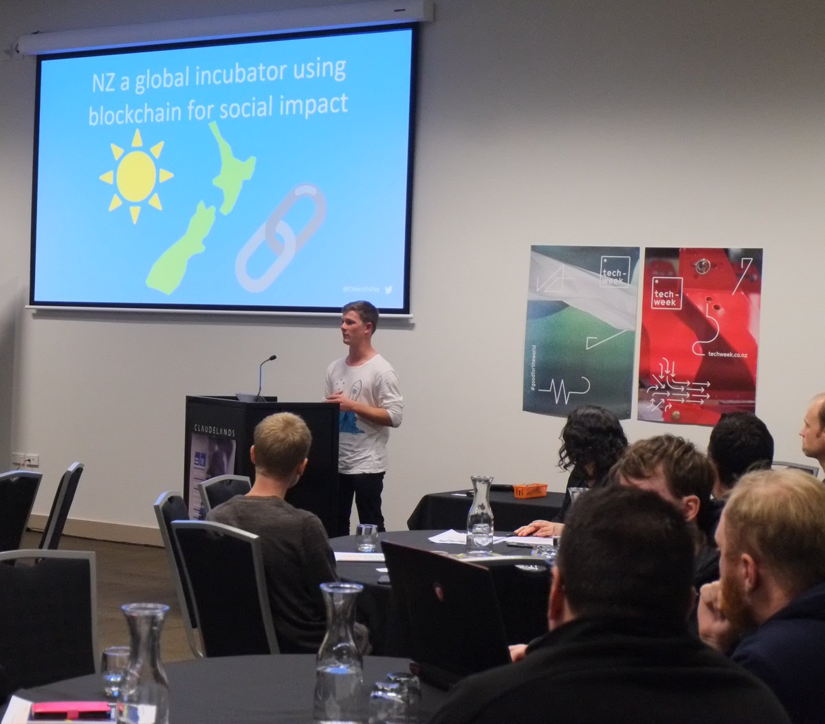 NEM New Zealand (@nem__nz) on Twitter photo .@alex_smccall from <a href="/ChoiceToPay/">Choice</a> spoke at Techweek'18 Waikato IoT Tour and Smart Cities event last week! "I envision New Zealand as a global Incubator for Blockchain for Social Impact". Kia Kaha Alex. #techweek <a href="/WaikatoTech/">Waikato Tech</a> <a href="/TechweekNZ/">TechweekNZ</a> #Blockchain4good @NEMofficial .@alex_smccall from <a href="/ChoiceToPay/">Choice</a> spoke at Techweek'18 Waikato IoT Tour and Smart Cities event last week! "I envision New Zealand as a global Incubator for Blockchain for Social Impact". Kia Kaha Alex. #techweek <a href="/WaikatoTech/">Waikato Tech</a> <a href="/TechweekNZ/">TechweekNZ</a> #Blockchain4good @NEMofficial