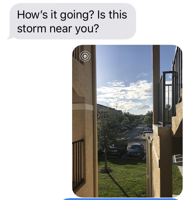 ledzeppchick's tweet photo. When the news frightens your family in California 😑 #Alberto https://t.co/9D626ICx2q