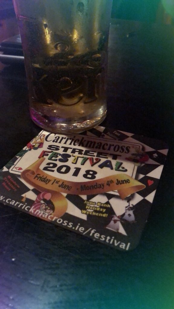 Great marketing from <a href="/cmxfestival/">Carrickmacross Festival</a>! #marketing #bar #bartenders