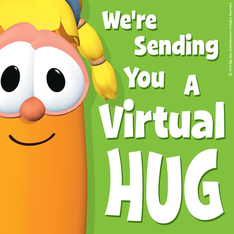 VeggieTales's tweet photo. We ❤️ our Veggie fans!
#Sunday #Weekend #Love #VeggieFan #VeggieHug #VeggieTales https://t.co/UuBh42o9WP