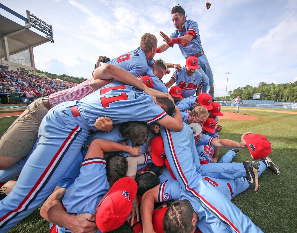 OleMissBSB's tweet photo. That championship feeling! 🏆 https://t.co/LGu2R68tDo