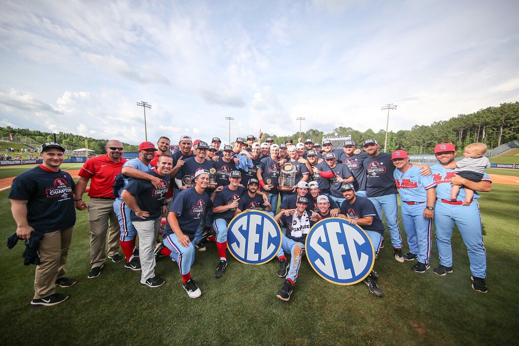 OleMissBSB's tweet photo. That championship feeling! 🏆 https://t.co/LGu2R68tDo