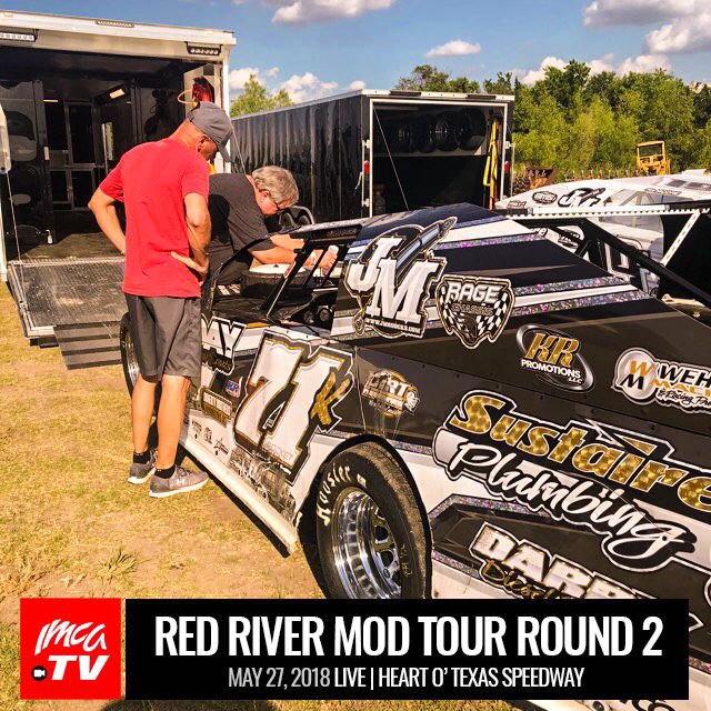 STREAMING TONIGHT! Round 2 of the IMCA Red River Modified Tour with Sprint Cars at Heart O’ Texas Speedway in Waco, TX 5/27/18. Can’t make it to the track? Watch Live on imca.tv with a Monthly or Yearly Pass. 7PM SHOWTIME!