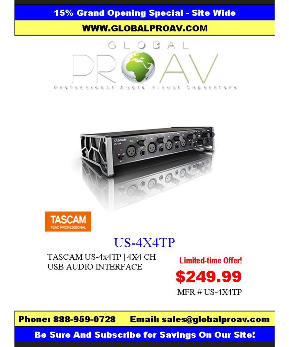 Tascam DAC’s on Sale Now! GlobalProAV.com. #proaudio #proav #sound  #globalproav #studio #dj #lighting #video #music