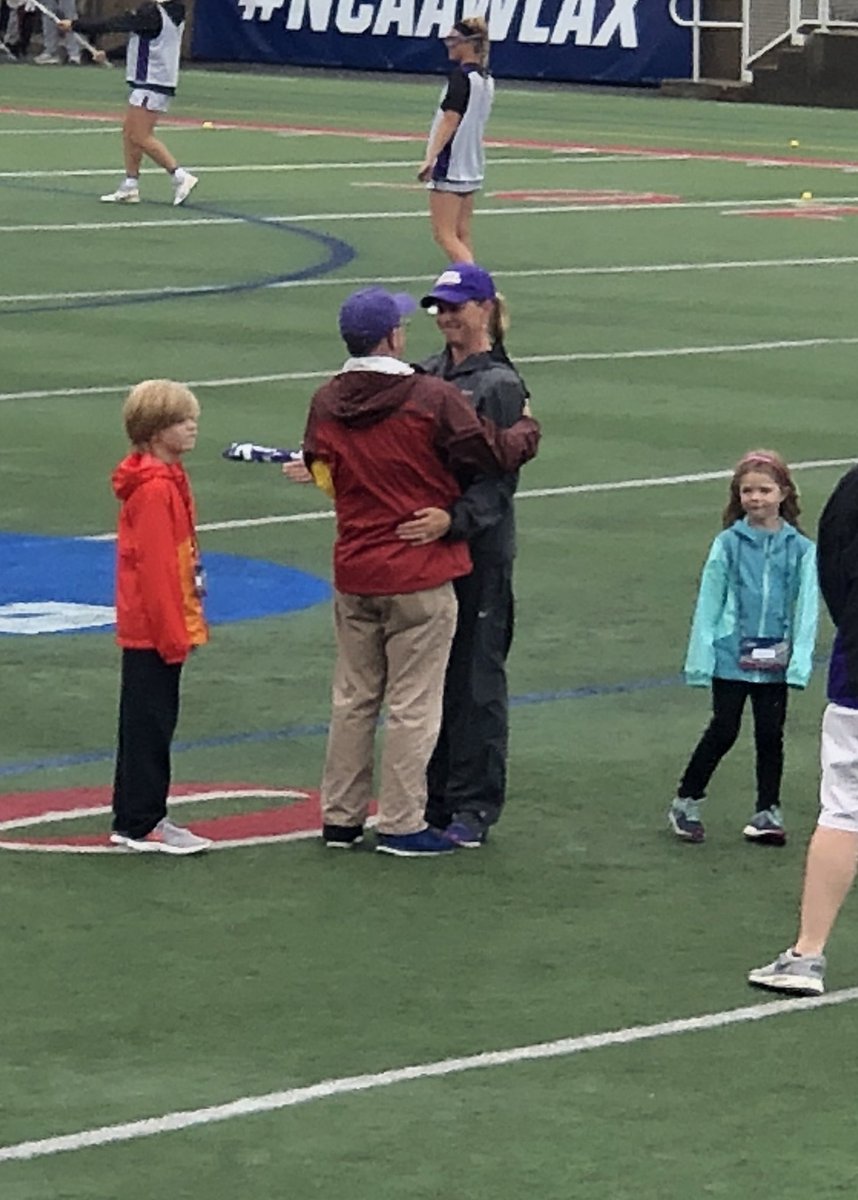 <a href="/JMULacrosse/">JMU Lacrosse</a> Dallas TX girls in for <a href="/USLacrosse/">USA Lacrosse</a> Women’s National Tournament saw an amazing game! Here is a pic of a sweet pre-game moment w <a href="/JMULacrosse/">JMU Lacrosse</a> Coach and her family.
