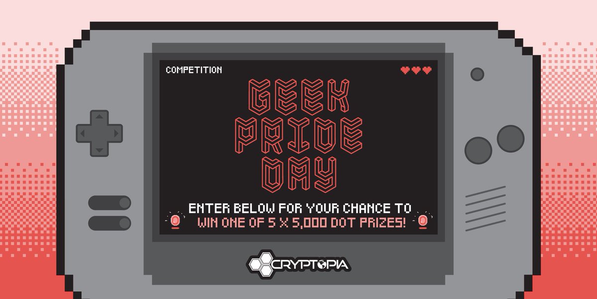 Cryptopia_NZ's tweet photo. Last chance to enter our Geek pride day competition and WIN! Competiton closes at 12AM UTC tomorrow. Good luck! https://t.co/6qFOFS2Yc0 https://t.co/yyqXxmJN0k