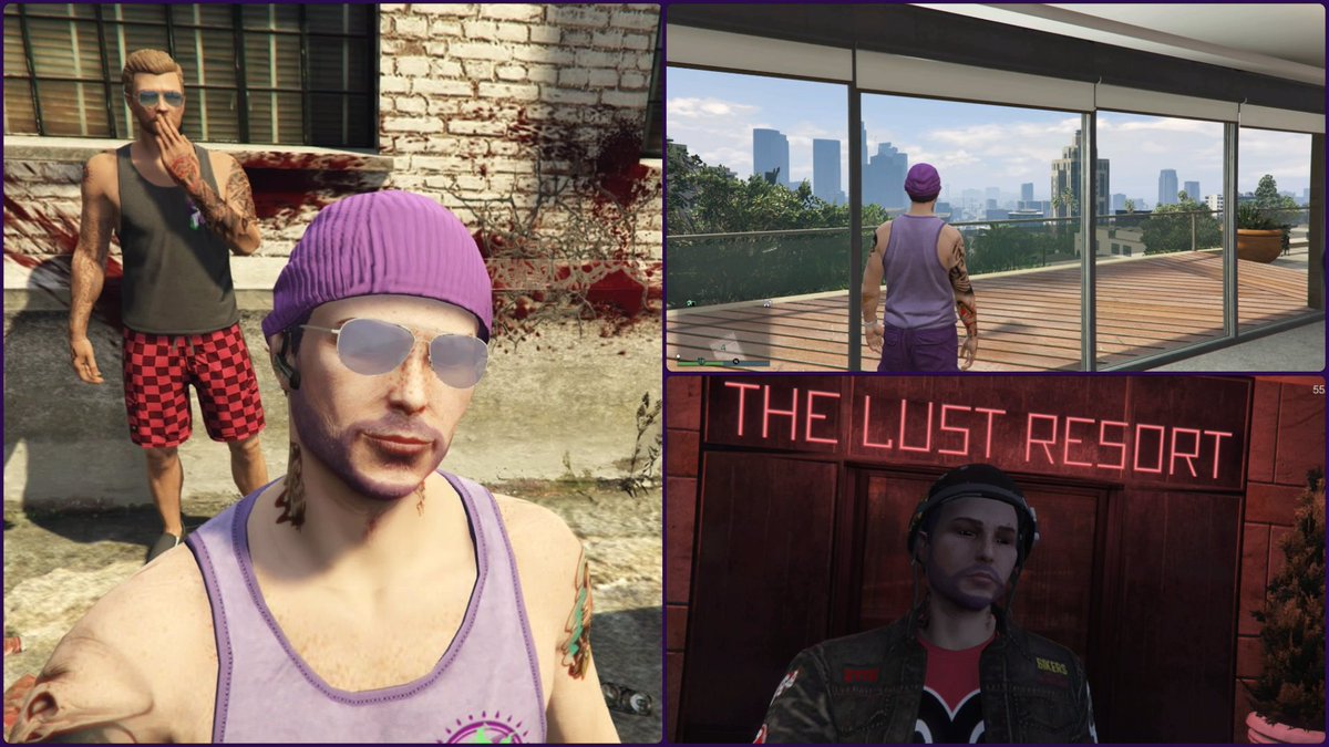 OriginalTeaman's tweet photo. Another day in GTA #GTAV #Selfie #GTAVMadness #PS4share https://t.co/X26xgNj2iv