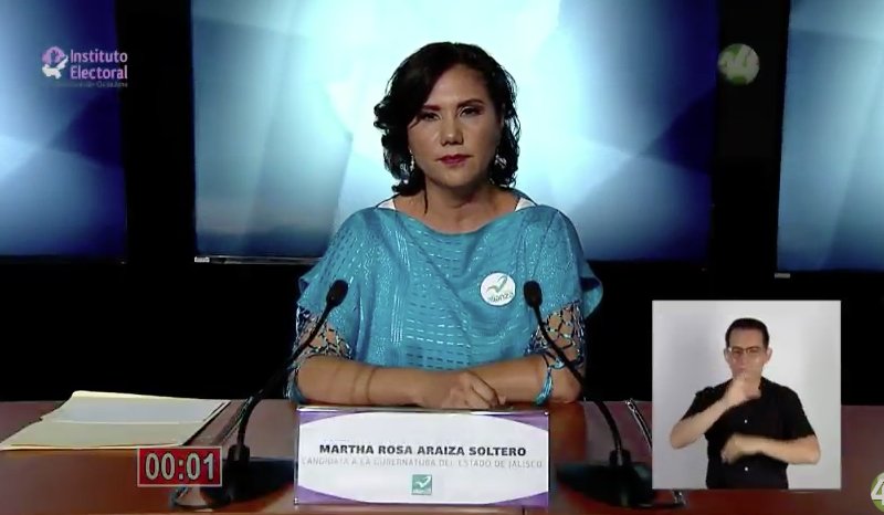 IndigoFAN_'s tweet photo. Apoyamos la mayor inversión en el sector salud, en medicina preventiva y telemedicina, para poder resolver los grandes problemas sociales, afirma @MarthaRosa2018 en #DebateJalisco https://t.co/Gny8RTdidH