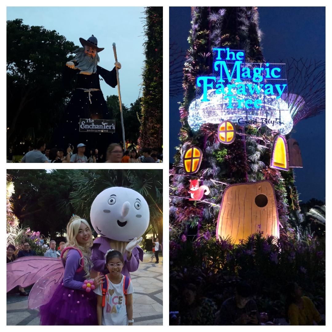 FionnieG's tweet photo. There! Moonface and Silky in Magic Faraway Tree, and the Enchanter coming alive in #GardensByTheBay. #childrensfestival #juneholiday #youngatheart https://t.co/HfFIuaa6P8