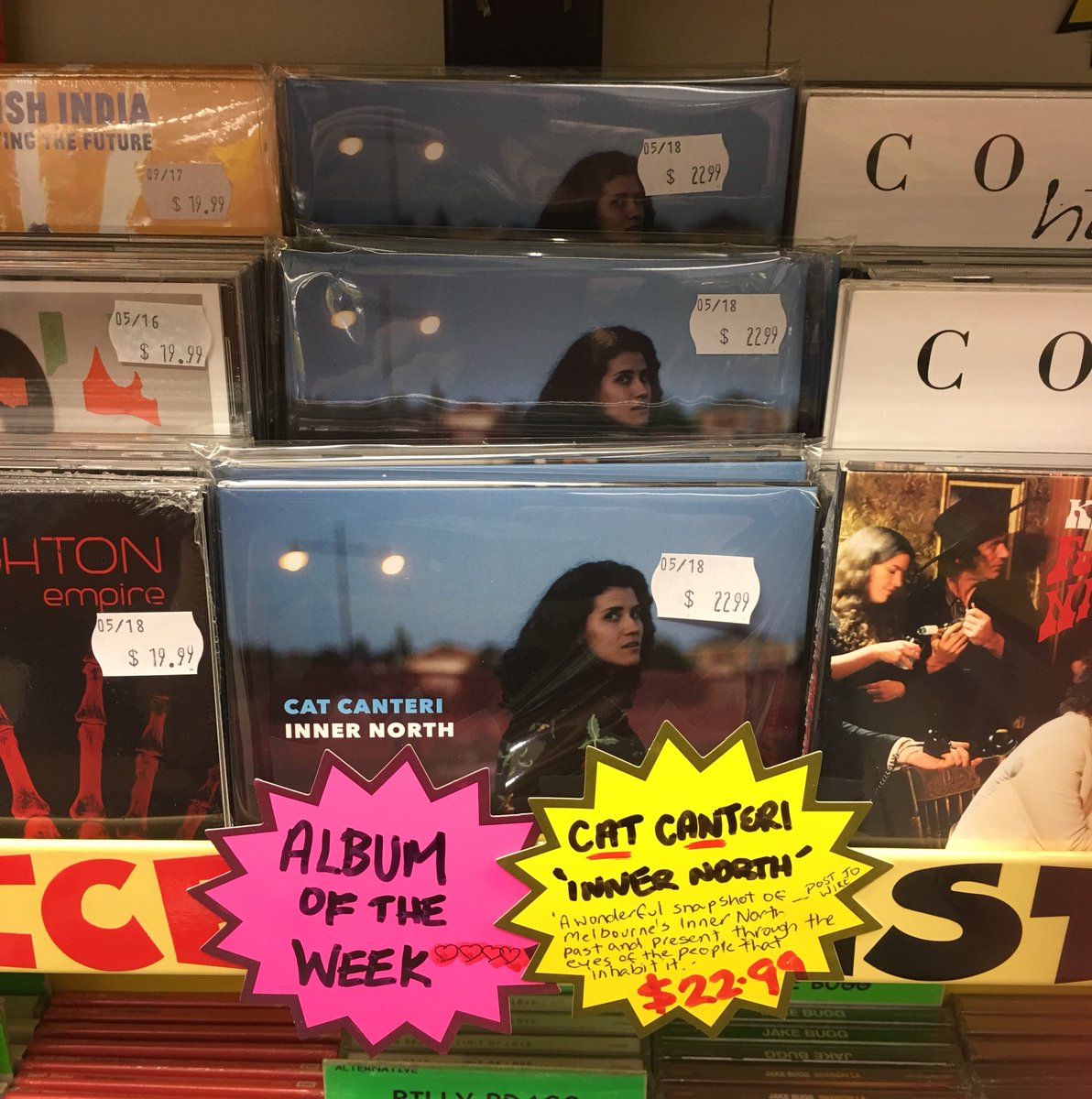 AreathaB_JBaus's tweet photo. JB Strand’s #AlbumOfTheWeek is @CatCanteri #InnerNorth  We are loving it big time here in Sydney. Grab your copy now https://t.co/xB7zQkbG0G