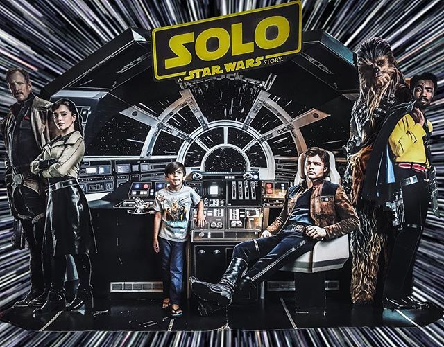 Frank_Borden's tweet photo. This guy was super excited that his favorite character is alive again! #MySySy #StarWars #Solo #HanSolo https://t.co/T73wH14B7O https://t.co/LAN3JLZxGH